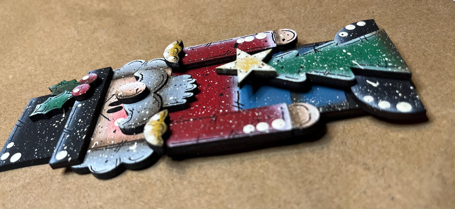 Wooden Nutcracker Ornament: Personalized Holiday Decor, Magnet