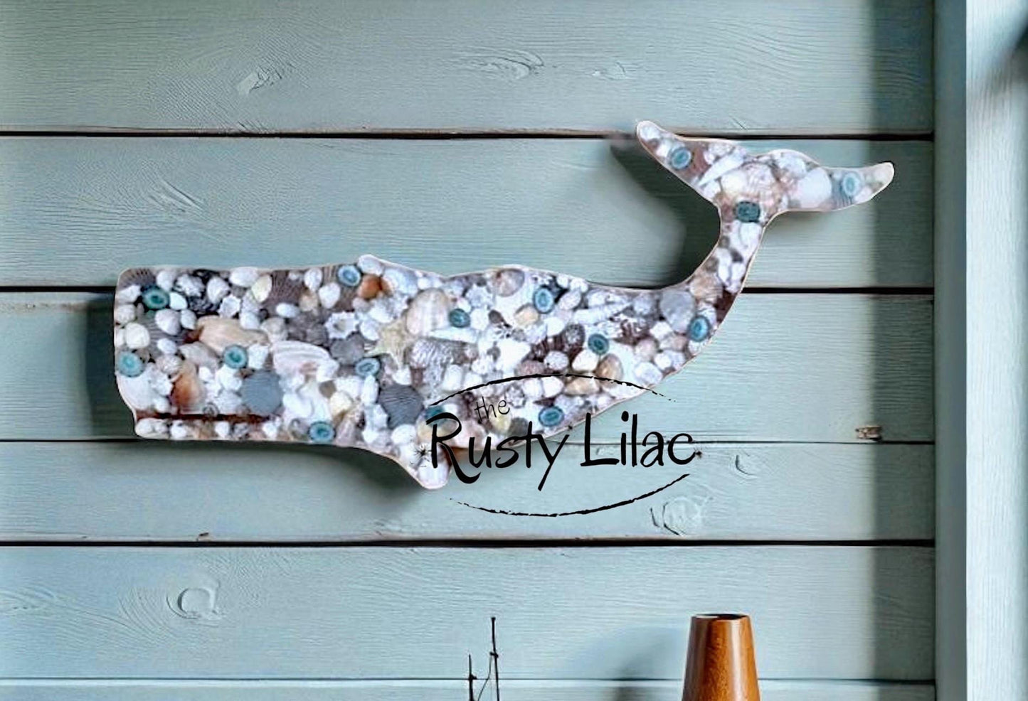 Whale Seashell Wall Art