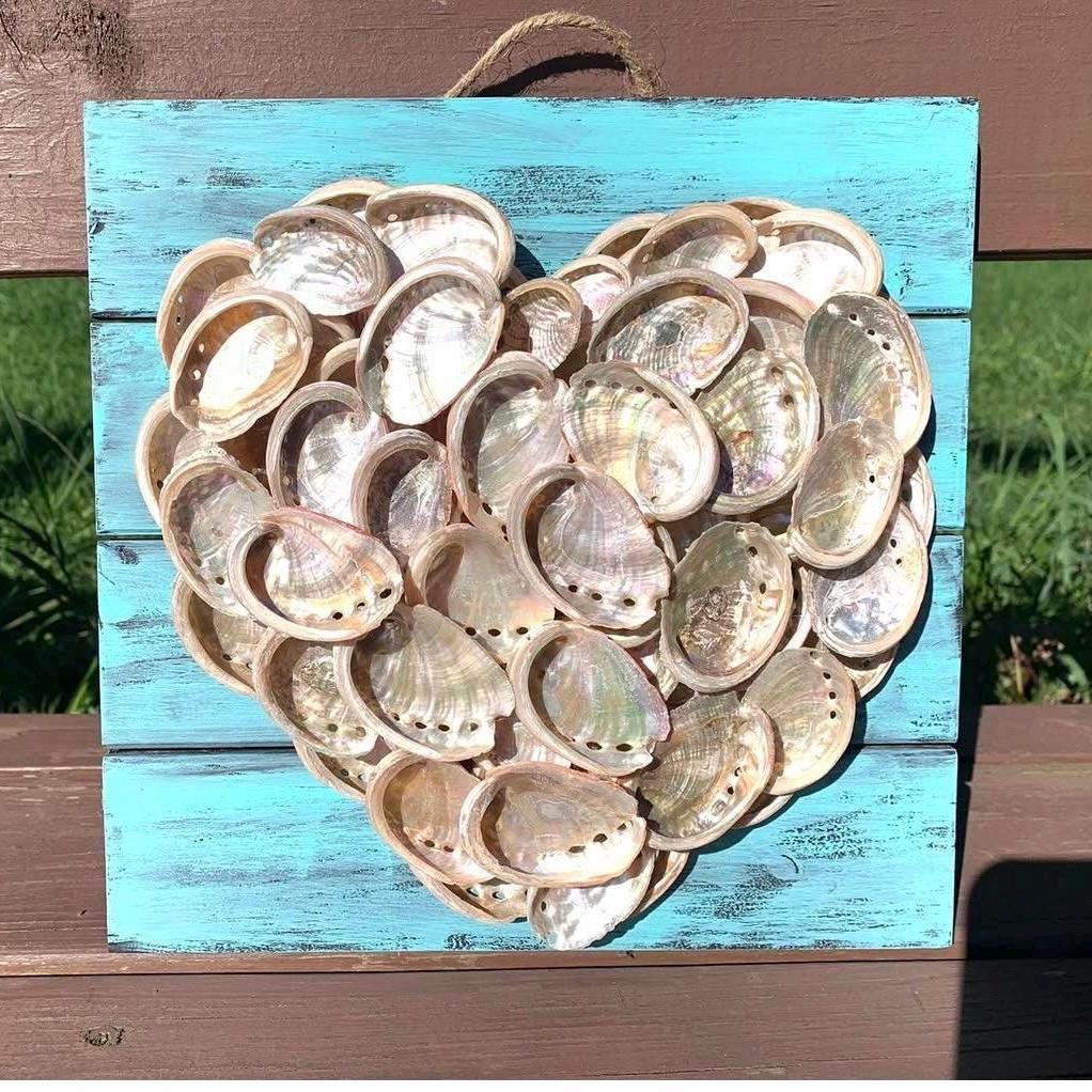 Abalone Heart Wall Art