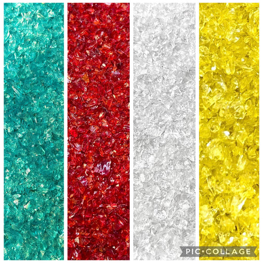 Colorful Crushed Glass