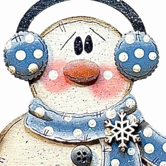 Personalized Wooden Snowman Votive Holder: Winter Tabletop Decor