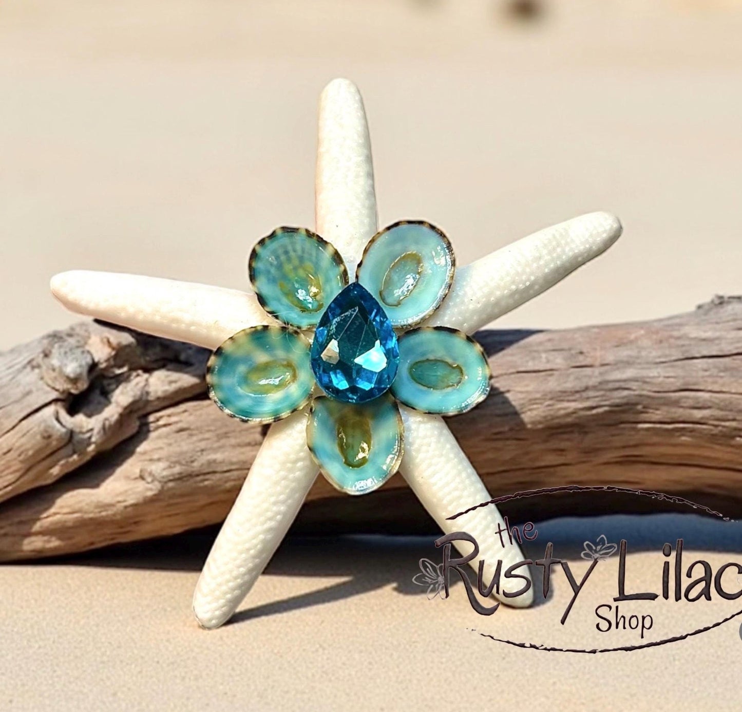 Starfish Ornament, Magnet, Seashells, Nautical Decor, Gifts for Her, Beach Remembrance, Ocean