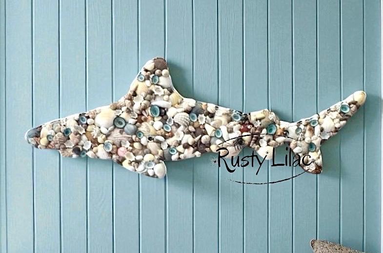 Shark Seashell Wall Art