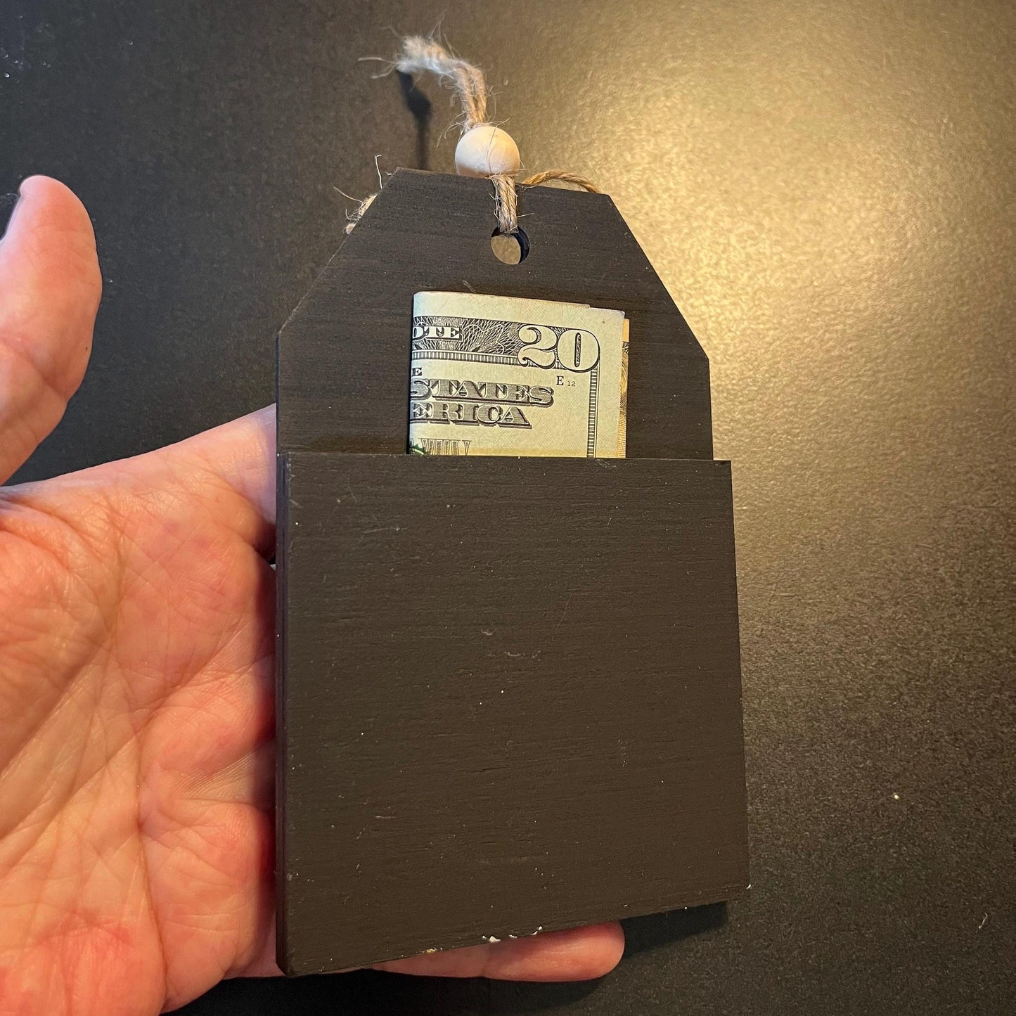 Personalized Ice Skate Ornament: Christmas Money Holder Gift