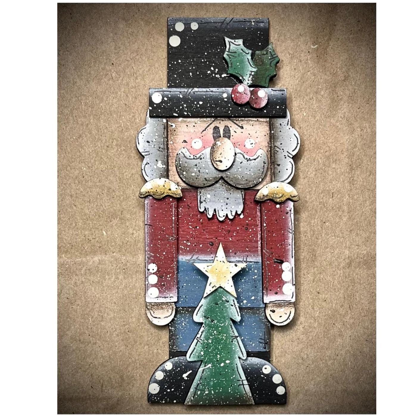 Wooden Nutcracker Ornament: Personalized Holiday Decor, Magnet