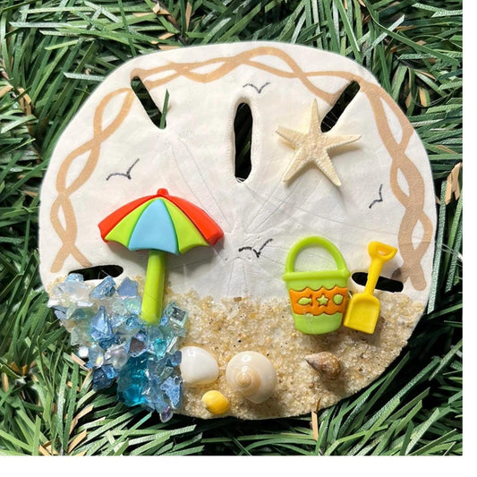 Beach Sand Dollar Ornament or Table Sitter