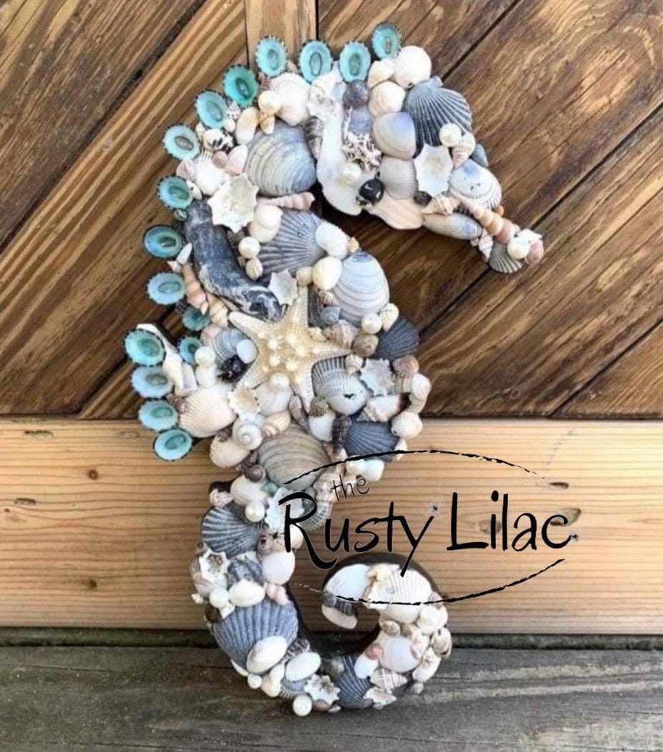 Seashell Seahorse Wall Art