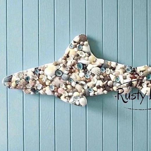 Shark Seashell Wall Art