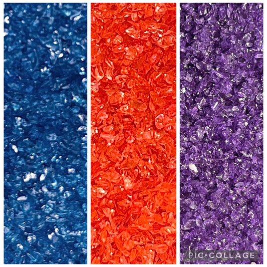 Colorful Crushed Glass
